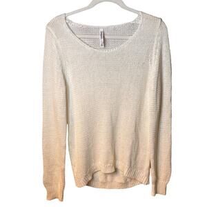 Aeropostale Knit Long Sleeve Boatneck Sweater Sz L